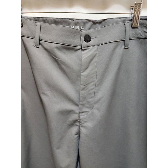 BANANA REPUBLIC MEN GRAY 40X30 PANTS SLACKS BUSINESS GRUNGE LIGHTWEIGHT BIG/TALL - Picture 9 of 16